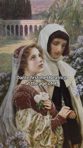 The story of Dante and Beatrice #history #art