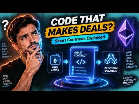 How Do Smart Contracts Work? Smart Contracts Explained Simply (Ethereum & Web3)