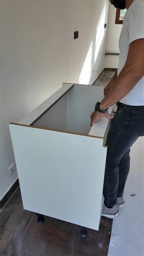 Posé de la cuisine install kitchen