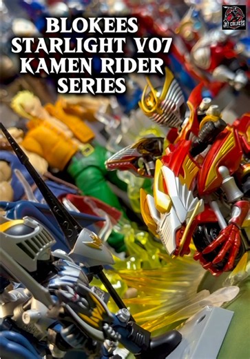 Blokees Starlight Kamen Rider Ryuki Survive vs Kamen Rider Knight 🔥✨ @blokees.official #kamenriderryuki #blokeeskamenrider #kamenrideredit #figtok