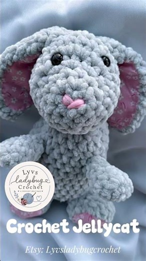 Crochet Jellycat stuffed animals! https://lyvsladybugcrochet.etsy.com