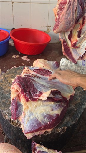 Cow Meat Cutting Skills | Pro Butcher Fresh Beef Technique #trending #shorts #youtubeshorts