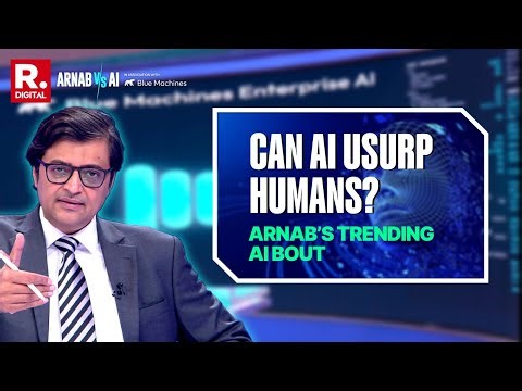 Arnab VS AI: Can AI Usurp Humans? Blue Machines AI Answers Arnab's Tough Questions