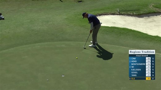 Ernie Els | Round 4 | 18th hole | Shot 5 | 2026 Tradition