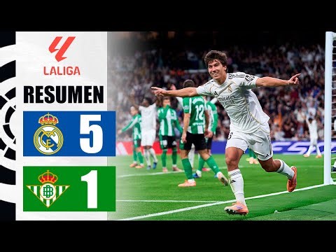Real Madrid vs Real Betis 5-1 Resumen | LaLiga 2025-26