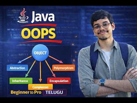 Java OOPS in One Video 🔥 | Beginner to Pro | Telugu