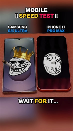 🥶🚀 IPHONE 17 PRO MAX VS SAMSUNG S25 ULTRA SPEED TEST!!
