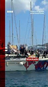 Far-right Israeli minister condemned for taunting handcuffed activists. #BBCNews