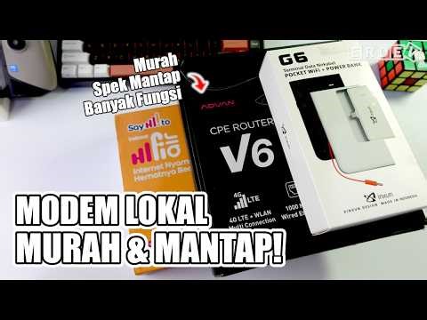 COBAIN BANYAK MODEM LOKAL YANG MURAH, SPEK MANTAP & MODE LENGKAP! - HKM 131 Pro, Advan V6, XInxun G6