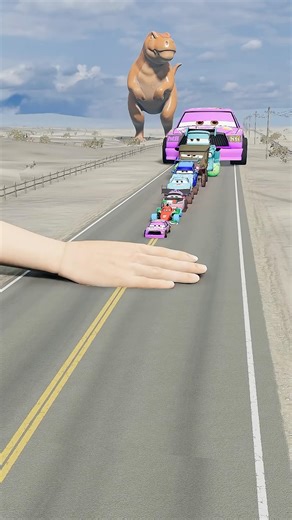 Colourful small to giant cars satisfying test 😱