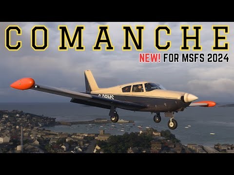 NEW A2A Simulations Piper Comanche 250 for MSFS2024 Review Flight Microsoft Flight Simulator 2024 4K