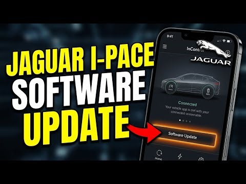 How to update Jaguar I-PACE software in the Jaguar Land Rover InControl app - Step By Step