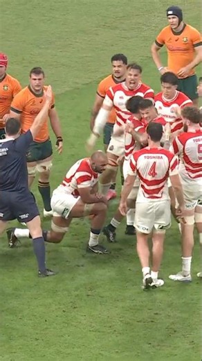 2025年のオーストラリア代表戦でトライを決めたベン・ガンター 選手🔥 #ラグビー日本代表