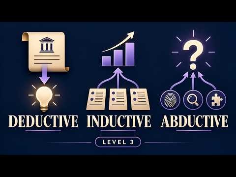 Deductive, Inductive & Abductive | Advanced English Vocabulary
