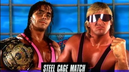 Summerslam 1994 Bret Hart vs. Owen Hart WWF Championship Steel Gage