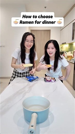 How to choose ramen for dinner 🍜