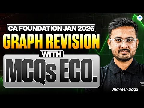 CA Foundation Jan 26 | Graph Revision With MCQs | Business Economics | Akhilesh Daga