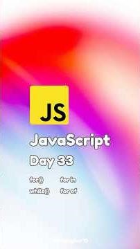 JavaScript | Day 33 #dailycyber #javascript #javascripttutorial #javascriptbasics #tutorial