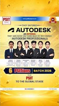 #PSITKanpur #Autodesk #Internship