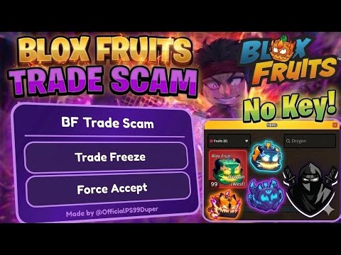 😈 [NEW 2026] Blox Fruits Trade Scam Script | Freeze Trade + Force Accept | NO KEY Working Delta!