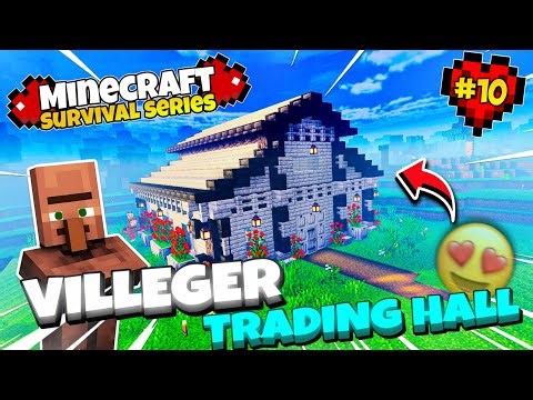 Making A Villager Trading Hall!!!🔥|| In Minecraft Pe Survival Series || JAYDIP CRAFT HINDI || Ep-10