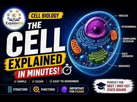 The Cell Explained in Minutes | Cell Biology Made Simple