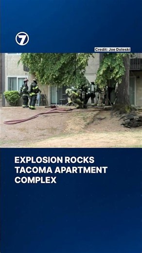 Explosion rocks Tacoma apartment complex