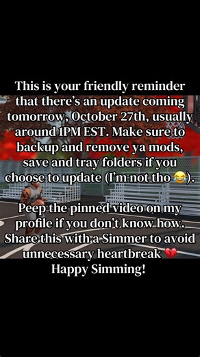 Sims 4 Update Oct 27: 150 Fixes for Food, Drinks & Mods