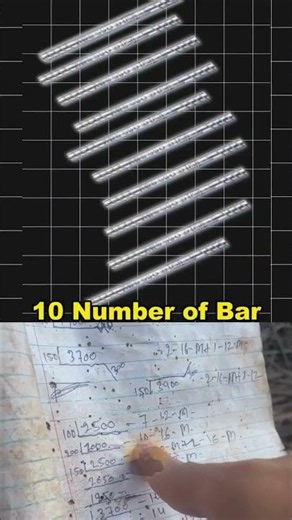 ✅Reinforcement Cutting Length को समझना हर Site Engineer के लिए बेहद जरूरी है! #viralshorts