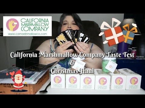 California Marshmallow Company Taste Test & Christmas Haul