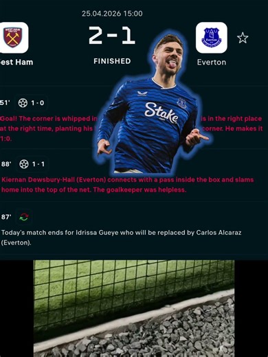 West Ham vs Everton Highlights 2026 | 2-1 Premier League #premierleague #westham #everton #football