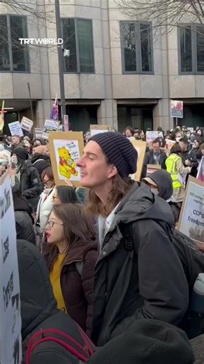 Protesters rally in London against plans for Europe’s largest Chinese embassy