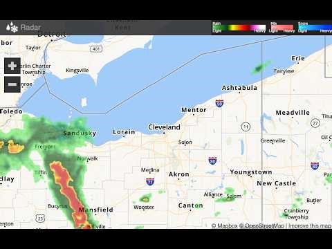 Tracking Severe Thunderstorm Warnings in Northeast Ohio (April 14, 2026)