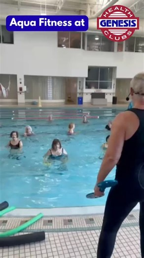 Genesis Health Clubs (Orlando Sportsplex) on Instagram: "🌊 Aqua Fitness is a group exercise session in a pool, blending cardio and strength training using water's natural resistance for low-impact, joint-friendly workouts. Genesis Health Clubs formats range from deep-water conditioning with flotation belts to shallow-water toning using equipment like noodles and dumbbells. Suitable for all fitness levels and no sign ups required! 🌐 Visit our website to see the weekly schedule! #aquafitness #gr