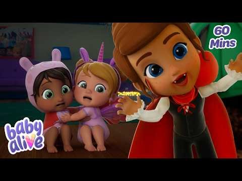 The Babies' First Trick or Treat! Are You Scared? 👻 | Animation for Kids | Baby Alive Official 🍼👶🏼