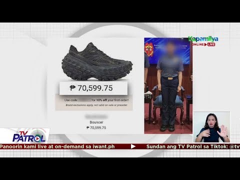 Retiradong heneral ng PNP na naka-luxury shoes sa duty iniimbestigahan | TV Patrol