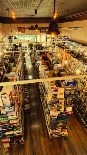 Visit our amazing, Turn the Page Books in downtown Huntington. They have puzzles, books, vinyl, and more. #booktokfyp #recordstore #books #travelindiana
