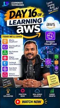 AWS Day 16: Amazon CloudFront Explained 🚀 | CDN in AWS Made Easy