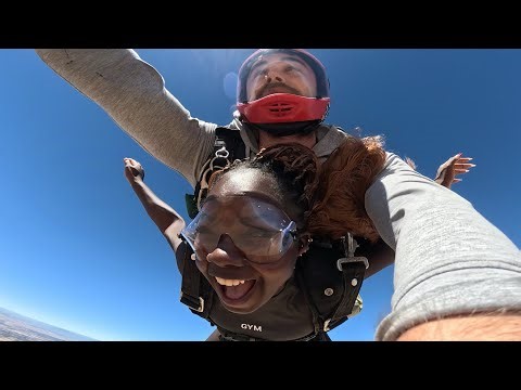 My first skydiving experience. 