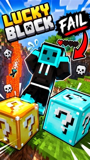 PART 1 : LUCKY BLOCKS IN MINECRAFT… AND THIS HAPPENED!😂🍀