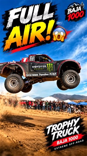 Trophy Truck Goes FULL AIR! 😱🔥 | Baja 1000 Extreme Off-Road