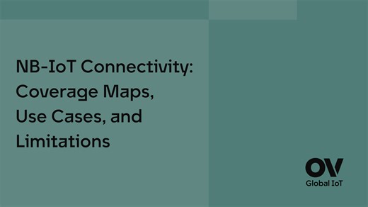 NB-IoT Connectivity Coverage Maps, Use Cases, and Limitations - World OV