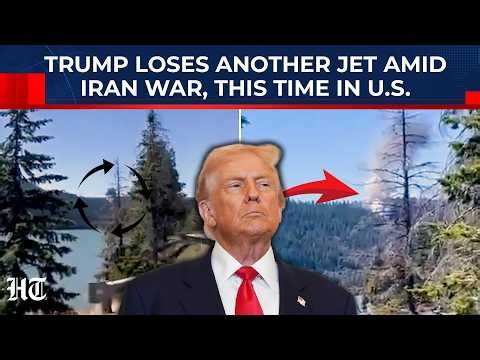 Trump Loses Another Military Jet Amid Iran War, This Time In Washington; Watch Dramatic Visual