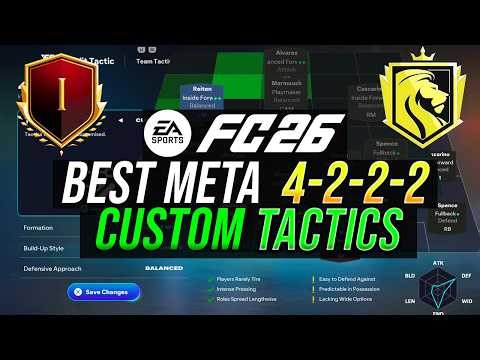 BEST META 4-2-2-2 CUSTOM TACTICS & FORMATION *POST PATCH* - FC 26