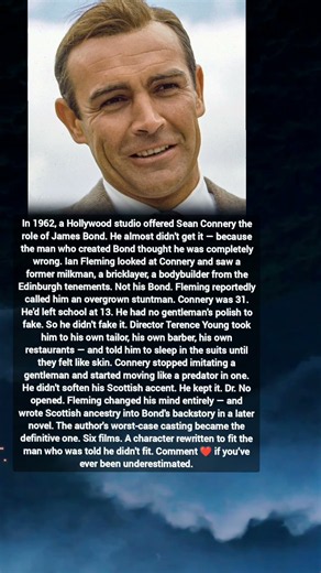Sean Connery Was Told He Was Wrong for James Bond — Then He Changed Everything
