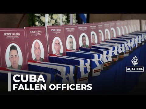 Cuba honours killed security officers: Remains of those killed in Venezuela return home