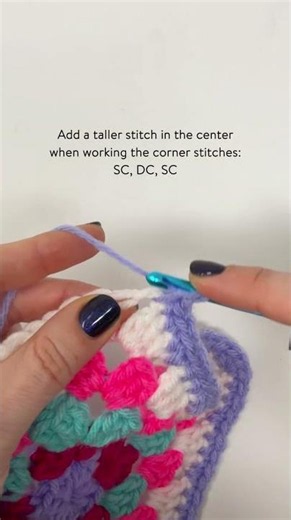 Trick to Crocheting Around Corners