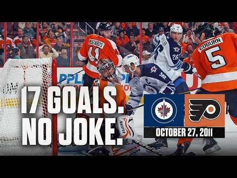 FULL REPLAY: 17-Goal Insanity! Jets vs. Flyers | 2011 Regular Season