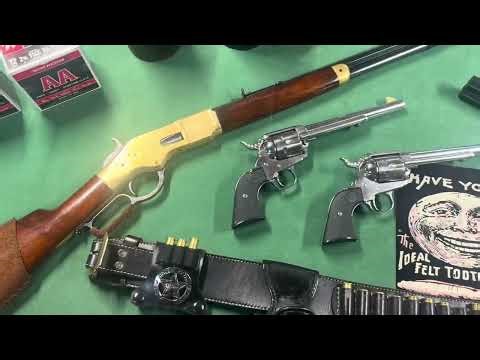 We’re Shooting Classic Cowboy — Loadout & Gear Breakdown 45 Colt Ruger NMV, 1866, & 1887 vs 1878 12g
