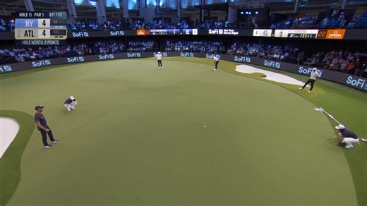 Season 2 of TGL has begun! With Billy Horschel's putt Atlanta Drive GC is now on a six-match win streak. | PGA TOUR